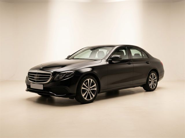Black saloon car