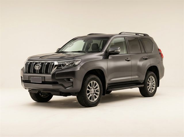 Grey four-by-four SUV